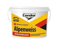 Краска моющаяся для стен и потолков Condor Alpenweiss, 3,75 кг + БЕСПЛАТНАЯ КОЛЕРОВКА