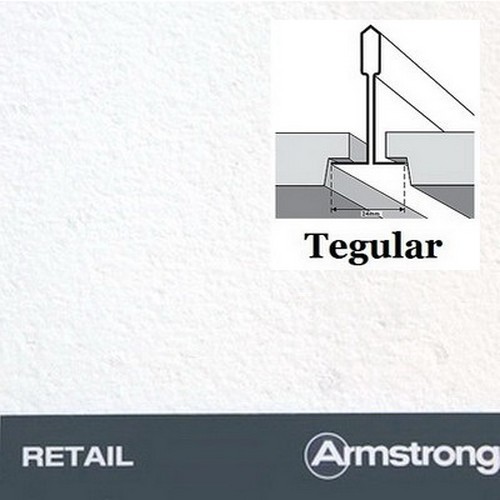 Плита потолочная ARMSTRONG Retail Tegular 24 600*600*14мм (5.76) м2