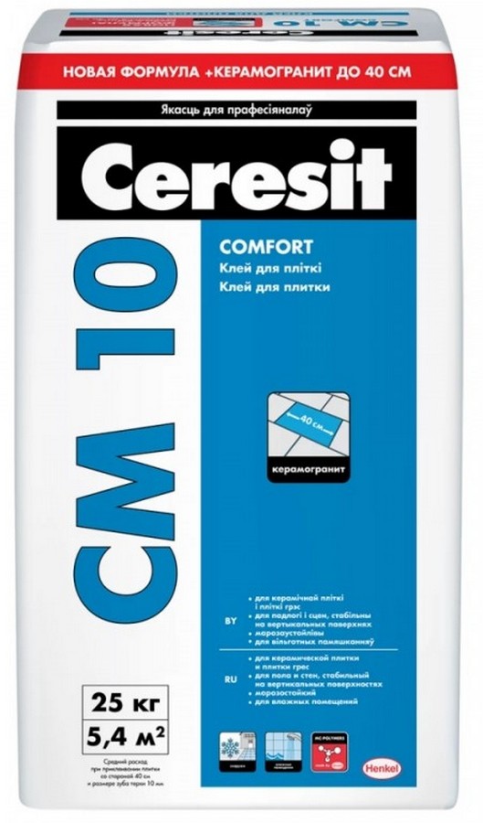 Клей для плитки Ceresit СМ10 25кг