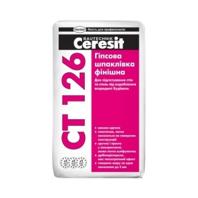 Шпатлевка Ceresit CT126 гипсовая 