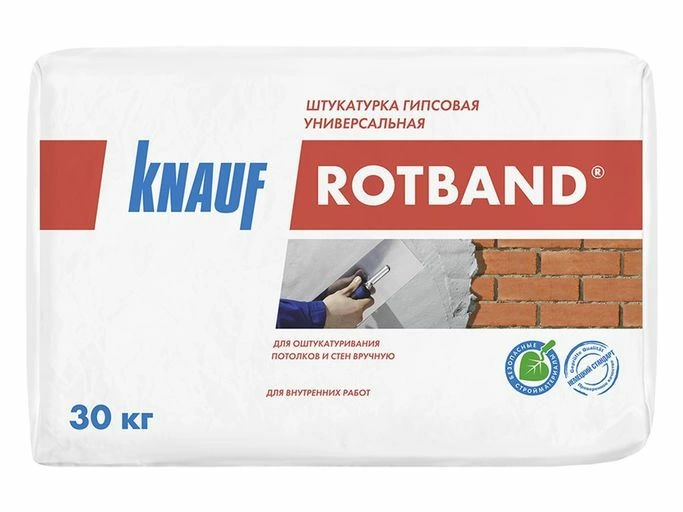 Ротбанд Штукатурка гипсовая Ronband 30кг 